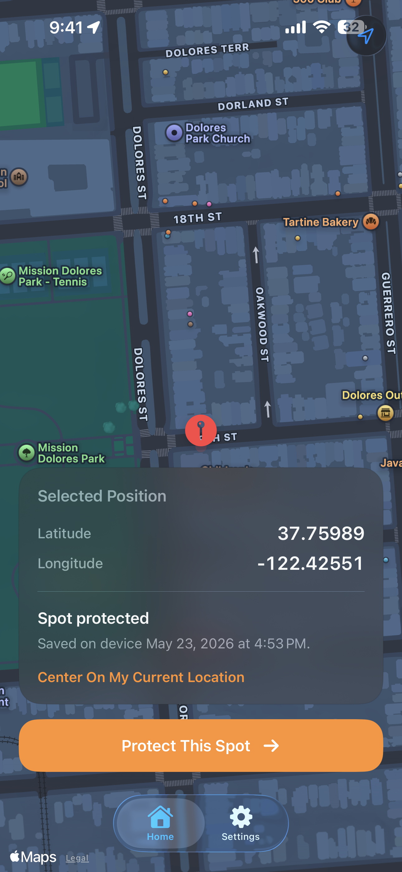 NoTow Mobile App Screenshot
