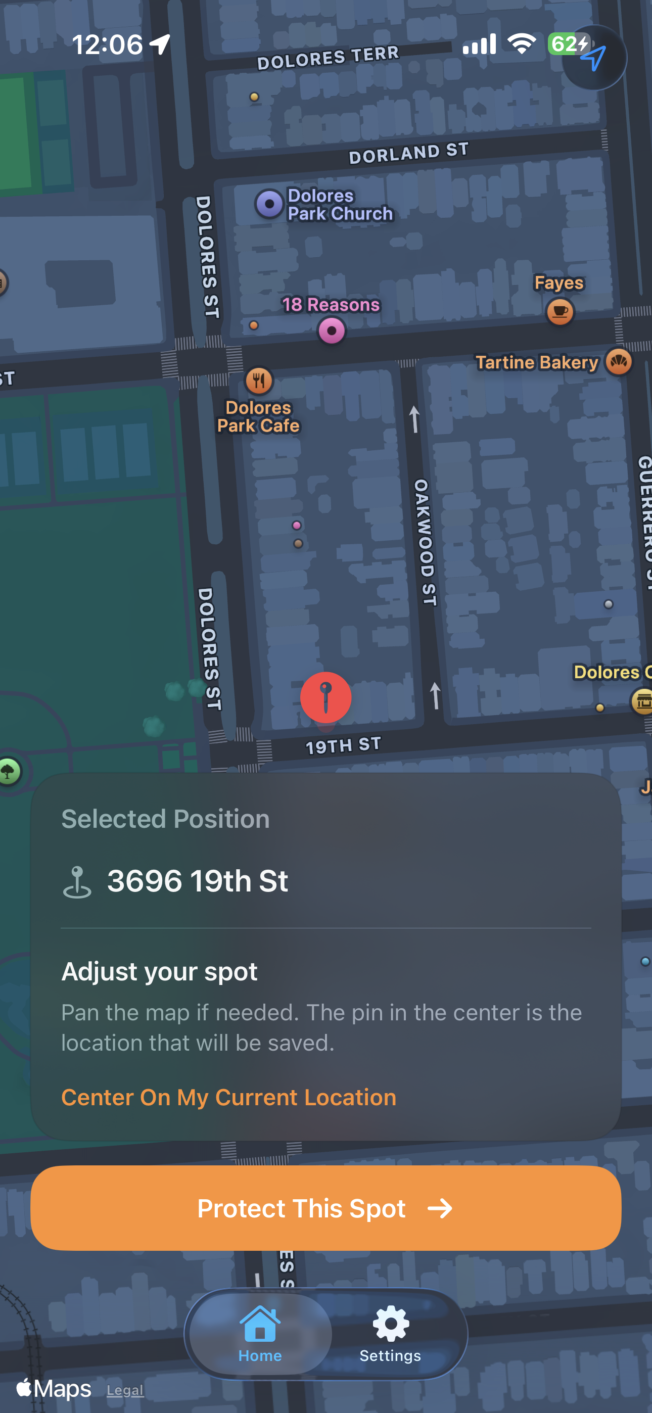 NoTow Mobile App Screenshot